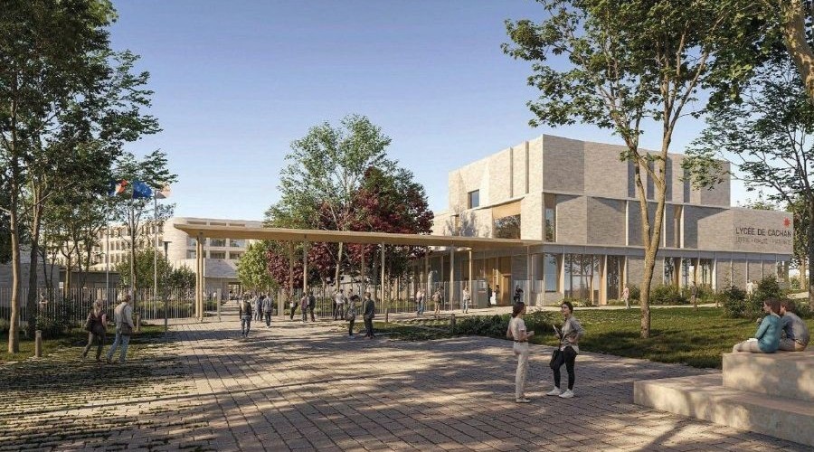 Perspective du projet (MGP) de reconstruction / rénovation du lycée de Cachan